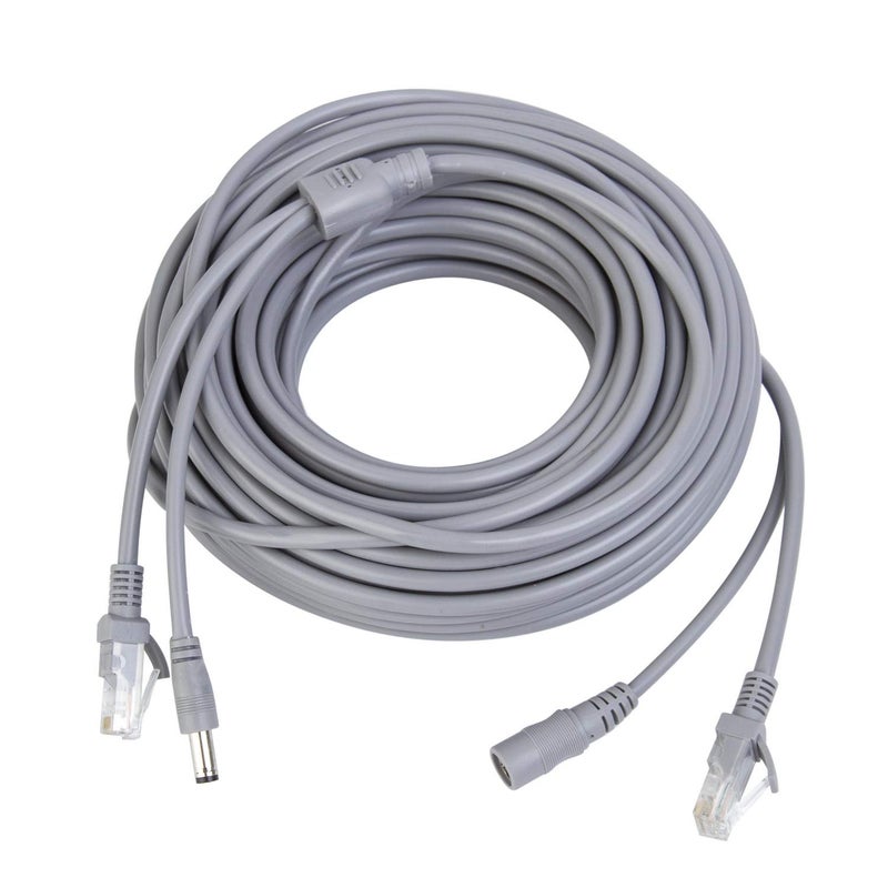 Xenocam 10M/33ft Ethernet Cable Cat5e Network LAN/Power Extension Cord for CCTV Security Cameras - Image 1